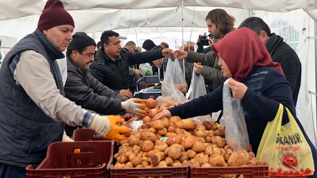 Ankara'da tanzim satış noktası.