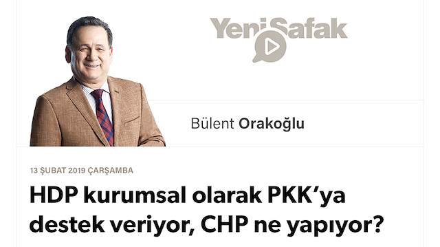 HDP kurumsal olarak PKK’ya destek veriyor, CHP ne yapıyor?