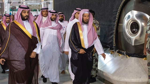 Prens Selman Kabe'yi ziyaret etti.