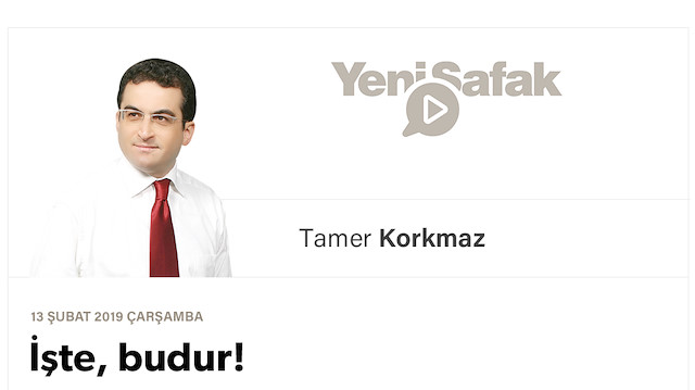 İşte, budur!