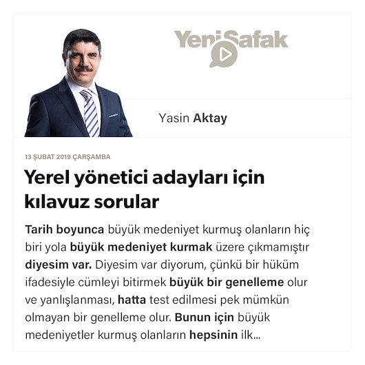 Yerel yönetici adayları için kılavuz sorular
