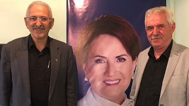 İyi Parti Başiskele İlçe Başkanı Şaban Gencer (Sağda)