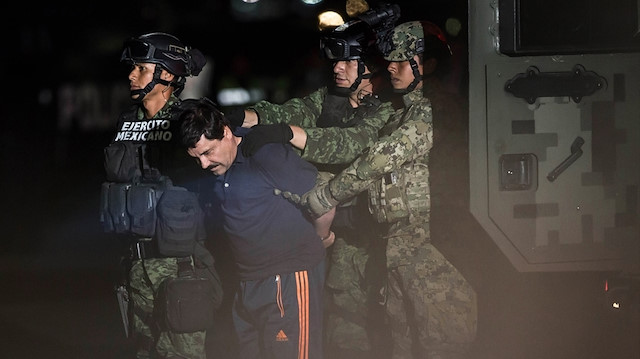 Joaquin Guzman'ın yakalandığı anlar.