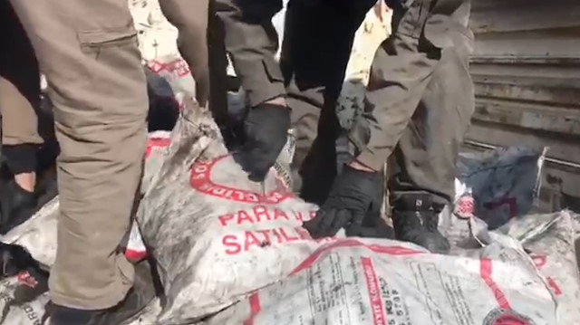 Kömür torbalarının içinde 69 kilo uyuşturucu ele geçirildi