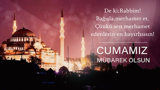En güzel resimli Cuma mesajları