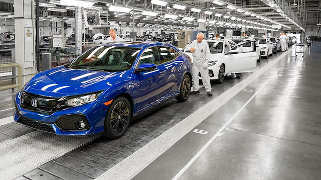 Honda üretim merkezi.