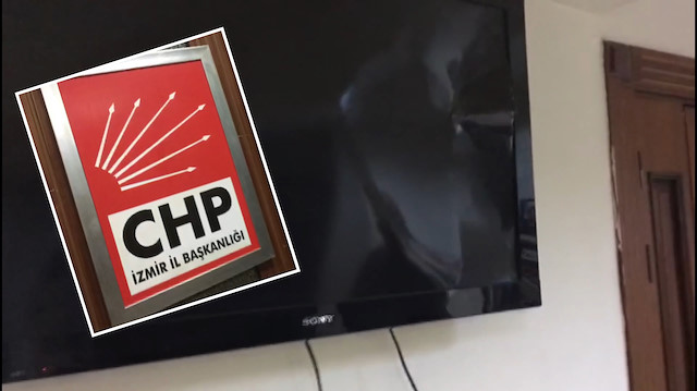 CHP İzmir İl Başkanlığı karıştı: Öfkelerini televizyondan çıkardılar