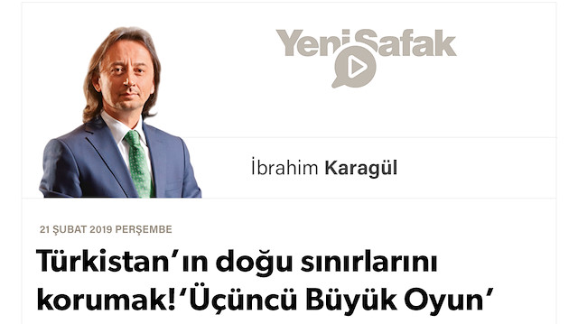 * Türkistan’ın doğu sınırlarını korumak! * ‘Üçüncü Büyük Oyun’ burada sahnelenecek.. * Bize “Batı’nın veya Doğu’nun himâyesine girin” diyorlar. Buna boyun eğmeyeceğiz!