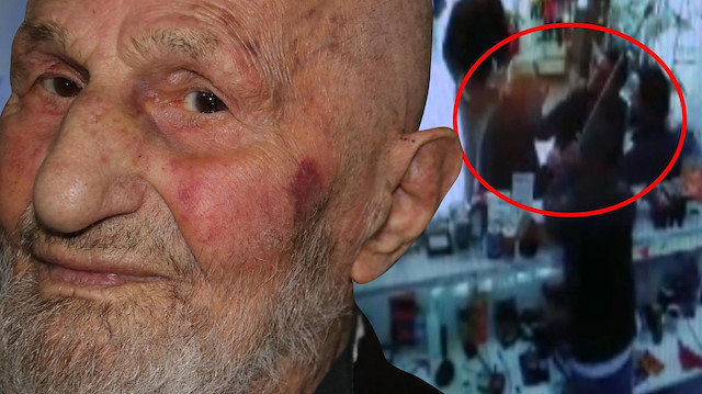 Selam vermeyince uyaran yaşlı adamı tokatladı