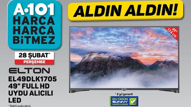 28 Şubat itibari ile A101 mağazalarında yer alacak indirimli ürünler
