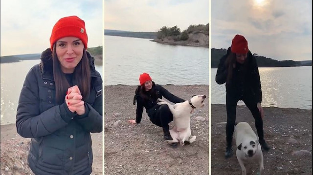 Eski sahibini gören köpeğin çıldırdığı anlar