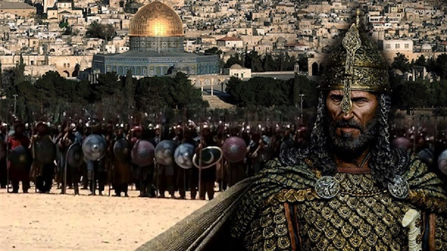 Kudüs fatihi Selahaddin, 2 Ekim 1187 Cuma günü Kudüs'ü fethetti.