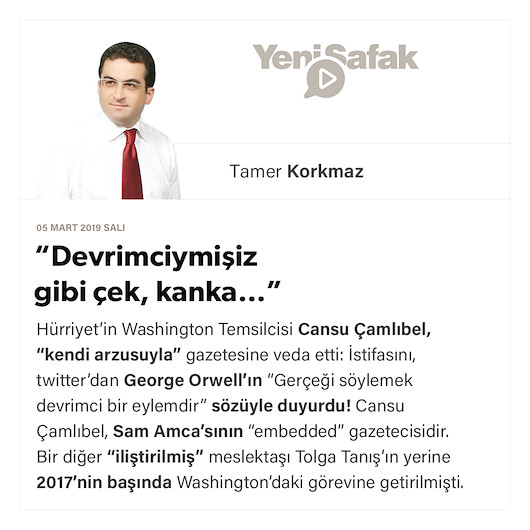 “Devrimciymişiz gibi çek, kanka…”