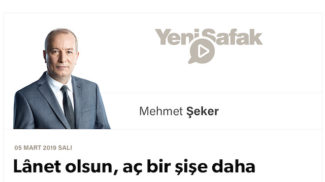 Lânet olsun, aç bir şişe daha