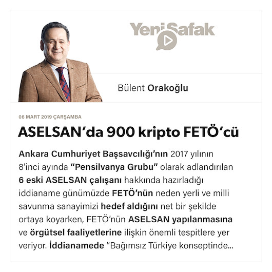 ASELSAN’da 900 kripto FETÖ’cü