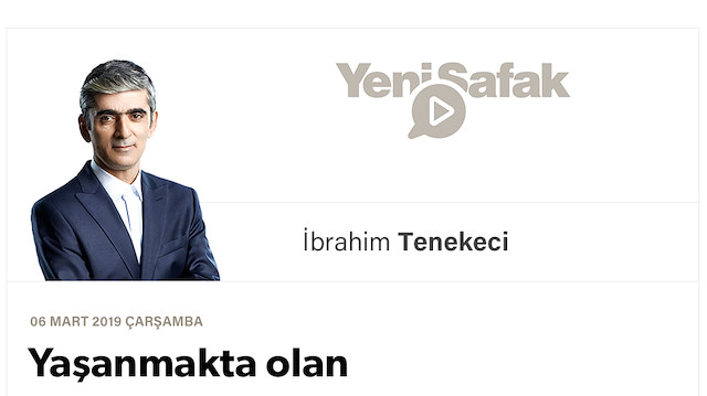 Yaşanmakta olan