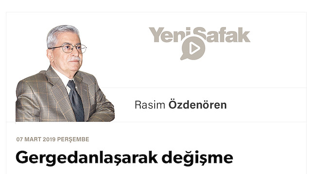 Gergedanlaşarak değişme