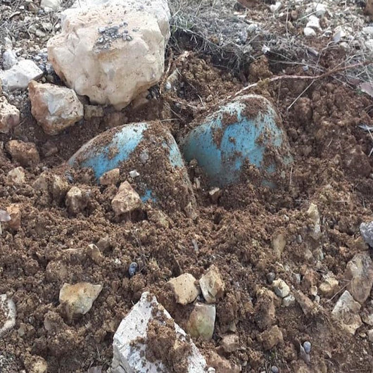 Teröristler 3 noktada bağlantısı bulunan patlayıcı tuzaklamış