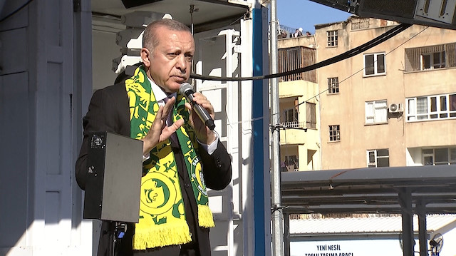Erdoğan: Bu trenden inenler bir daha bu trene binemezler