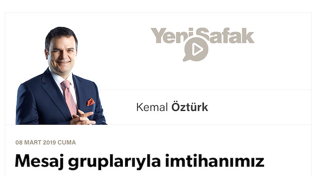 Mesaj gruplarıyla imtihanımız