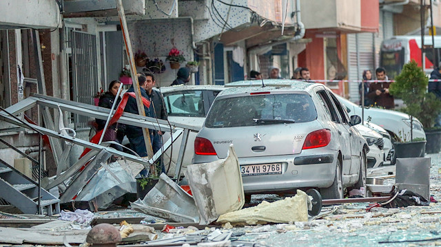 Esenyurtta meydana gelen doğal gaz patlaması kamerada
