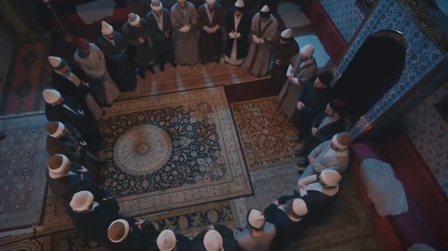 Payitaht Abdülhamidde zikir sahnesi