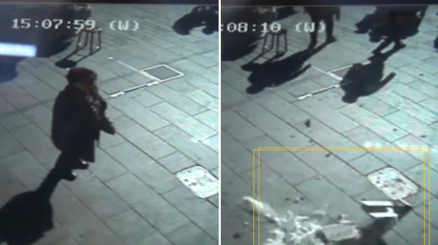 7. kattan düşen mermerden saniyelerle kurtuldu