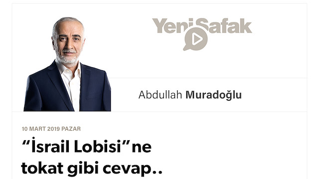 “İsrail Lobisi”ne tokat gibi cevap..