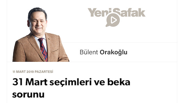31 Mart seçimleri ve beka sorunu