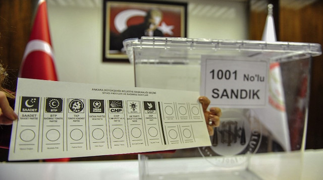 Yerel seçimde kullanılacak oy pusulası belli oldu