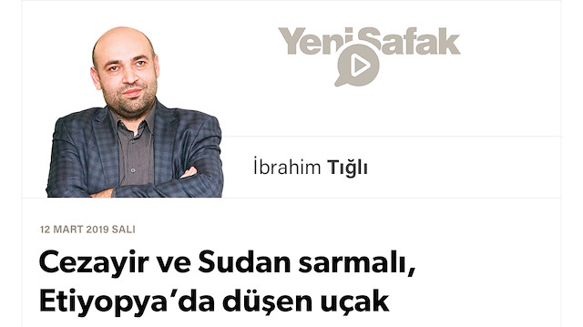 Cezayir ve Sudan sarmalı, Etiyopya’da düşen uçak