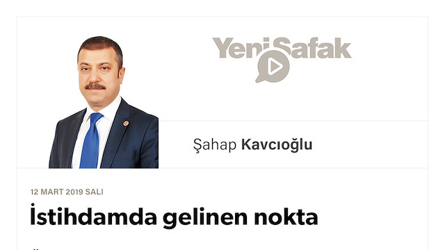 İstihdamda gelinen nokta