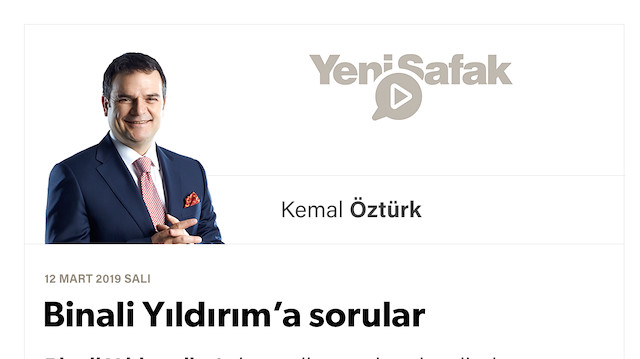 Binali Yıldırım’a sorular