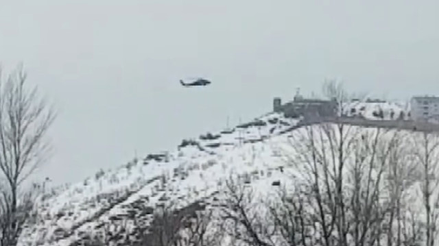 Tuncelide polis helikopteri zorunlu iniş yaptı
