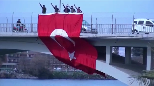 Şanlıurfalı vatandaşlardan İstiklal Marşı videosu