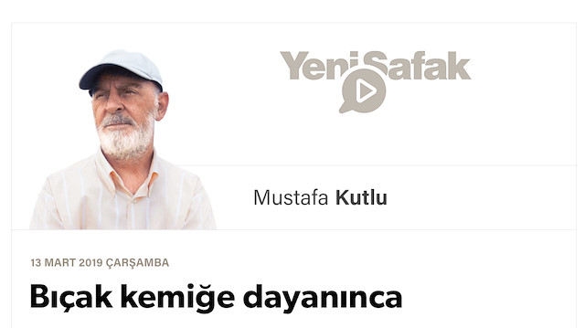 Bıçak kemiğe dayanınca