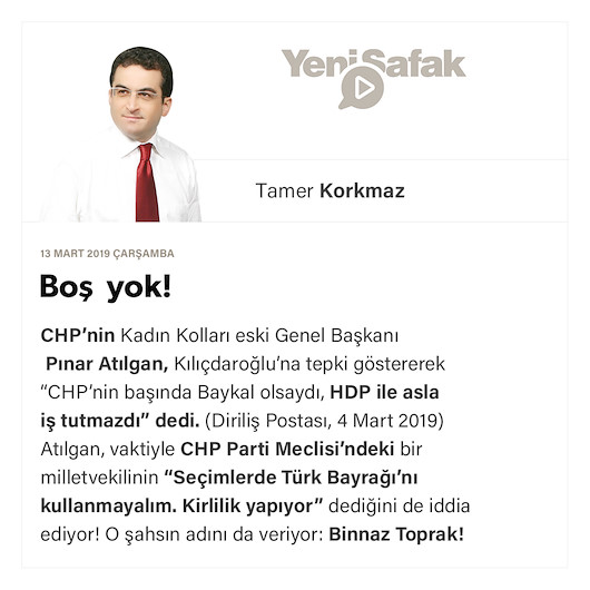 Boş yok!