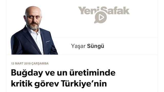 Buğday ve un üretiminde kritik görev Türkiye’nin