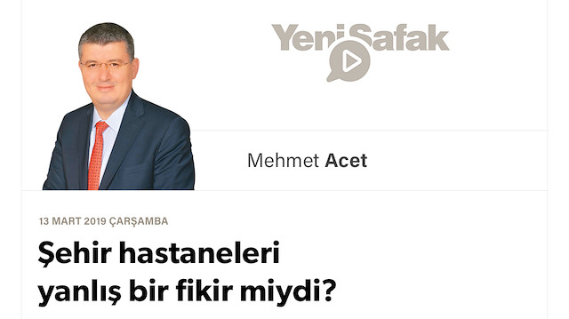Şehir hastaneleri yanlış bir fikir miydi?