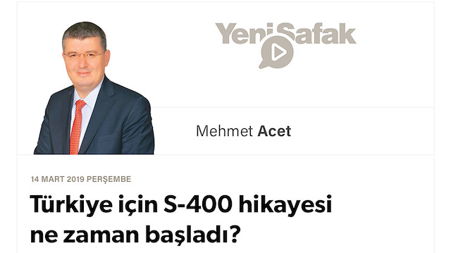 Türkiye için S-400 hikayesi ne zaman başladı?