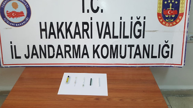 Hakkari'de Red Mercury ele geçirildi.