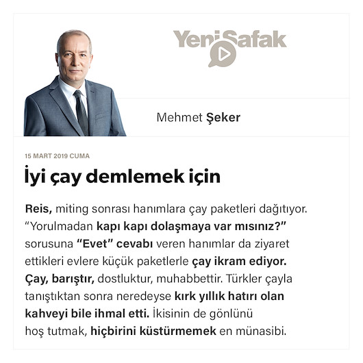 İyi çay demlemek için