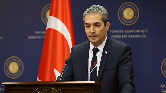 Dışişleri Bakanlığı Sözcüsü Hami Aksoy,