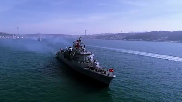 Mavi Vatan tatbikatı sonrası TSKdan anlamlı video