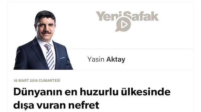 Dünyanın en huzurlu ülkesinde dışa vuran nefret