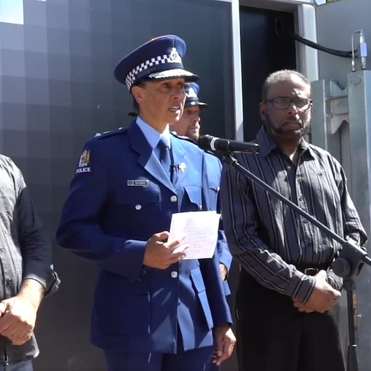 Yeni Zelanda polis şefi konuşmasına arapça selamlama ile başladı