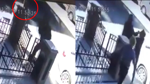 Kediyi tokatlayan adam, tepki gösteren kişiye saldırdı