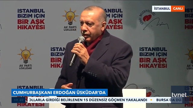 Cumhurbaşkanı Erdoğan Kayahan'ın şarkısını söyledi