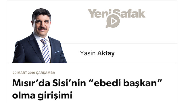 Mısır’da Sisi’nin “ebedi başkan” olma girişimi