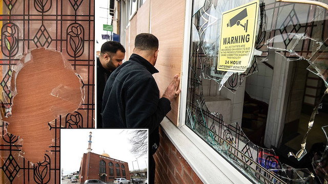 İngiltere'de 4 camiye balyozla saldırı